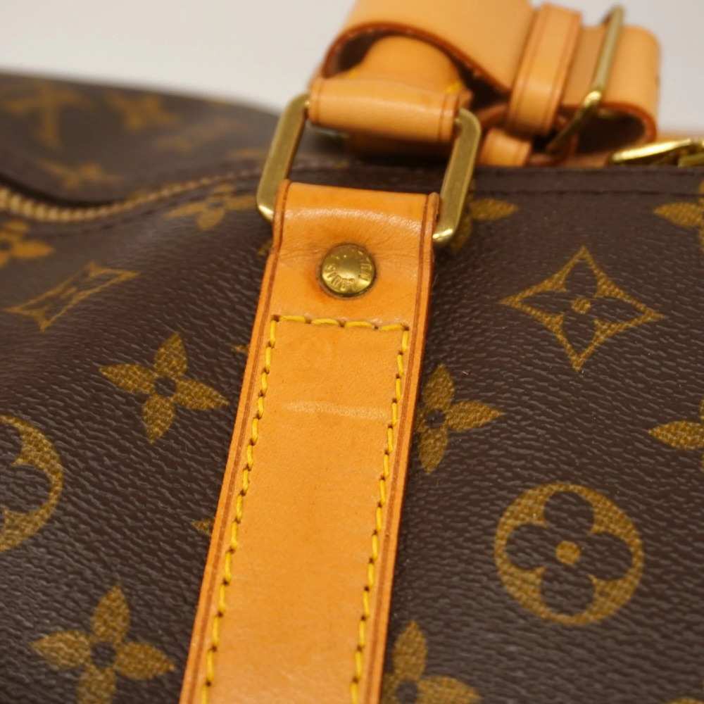 LOUIS VUITTON Brown Monogram Keepall 60 Boston Bag - Picture 11 of 14
